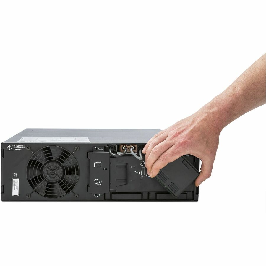 APC Smart-UPS SRT 5000VA RM 208V, 3U Rackmount, Single Phase, Sine Wave, 2x NEMA L6-20R & 2x NEMA L6-30R Outlets, 4 Battery/Surge Outlets, TAA Compliant, Black, Packaged Quantity: 1