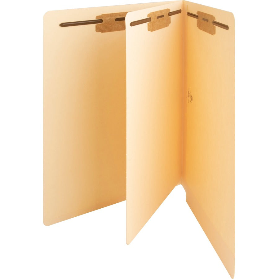 8 1/2" x 11" - 3/4" Expansion - 2" Fastener Capacity - End Tab Location - 11 pt. - Divider - 10% Recycled - 40 / Box