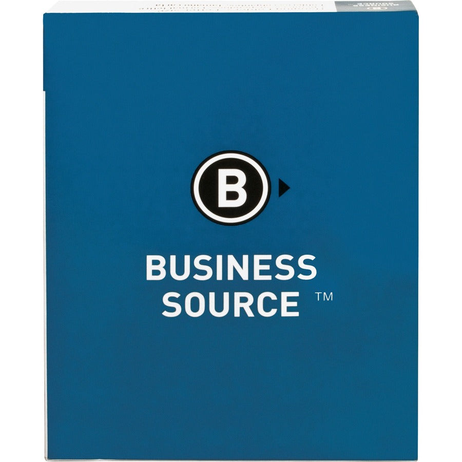 Business Source 1/3 Tab Cut Letter Recycled Fastener Folder - 8 1/2" x 11" - 2 Fastener(s) - 10% Recycled - 50 / Box