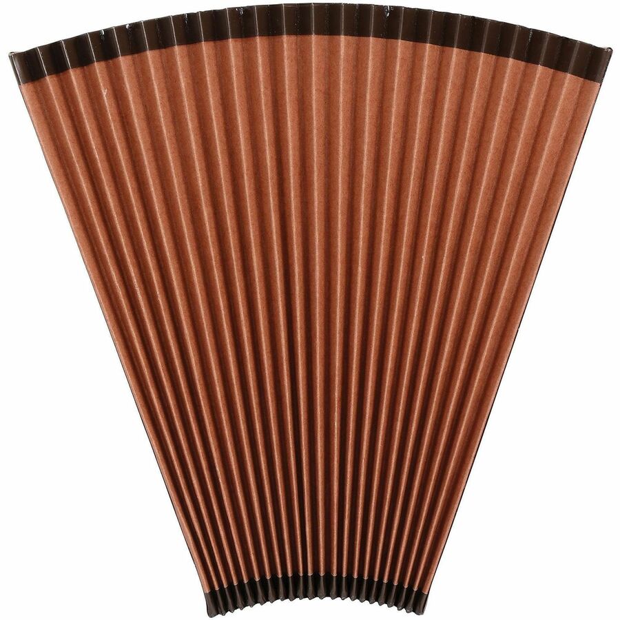 Business Source Letter Size Recycled Expanding File, 21 Pockets, Brown, 30% Recycled, 1 Each