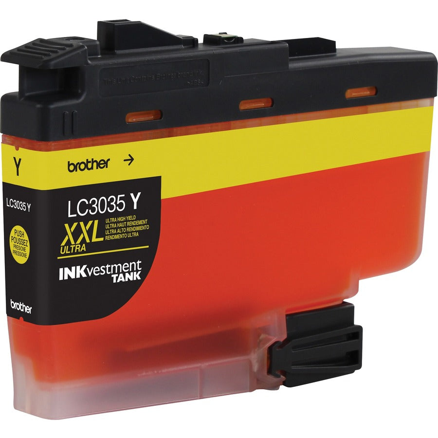 Brother INKvestment LC3035Y Original Ultra High Yield Inkjet Ink Cartridge - Single Pack - Yellow - 1 Each
