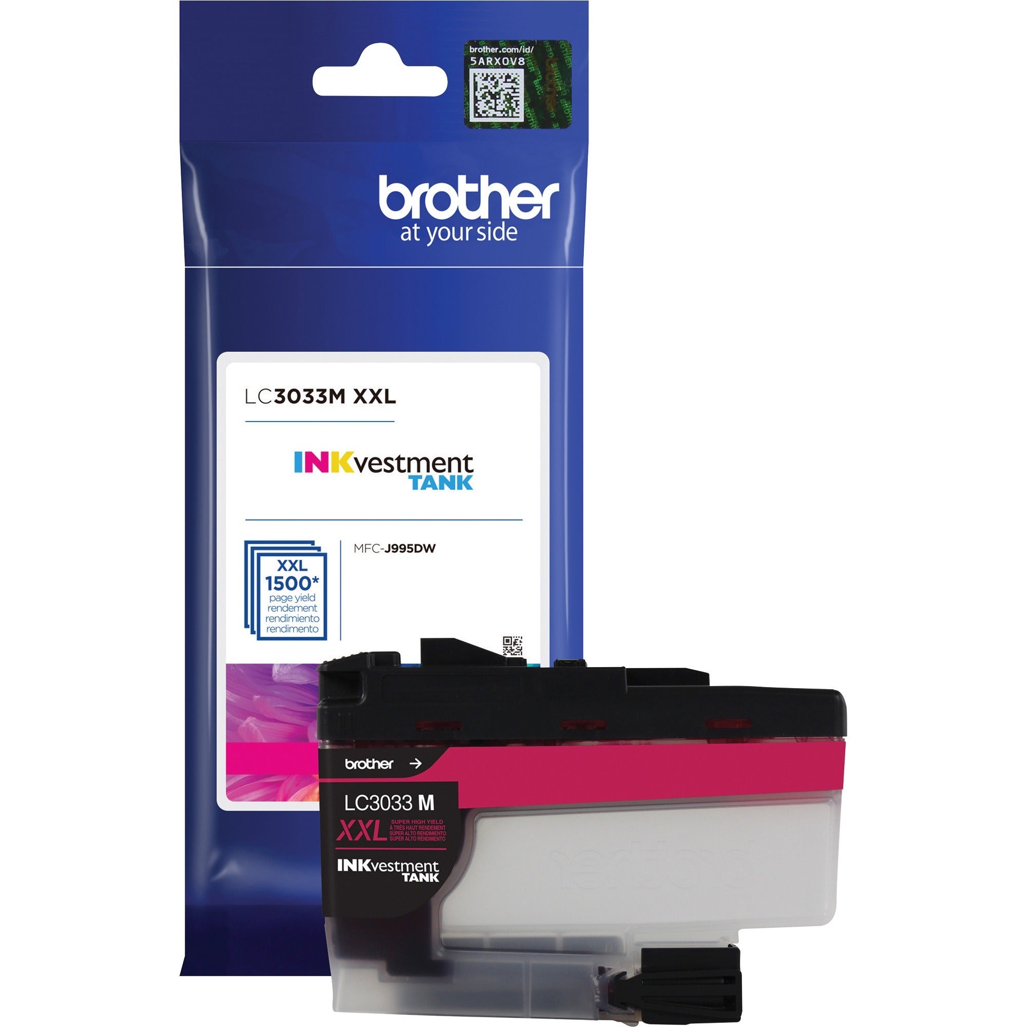 Brother INKvestment LC3033M Original Inkjet Ink Cartridge - Single Pack - Magenta - 1 Each