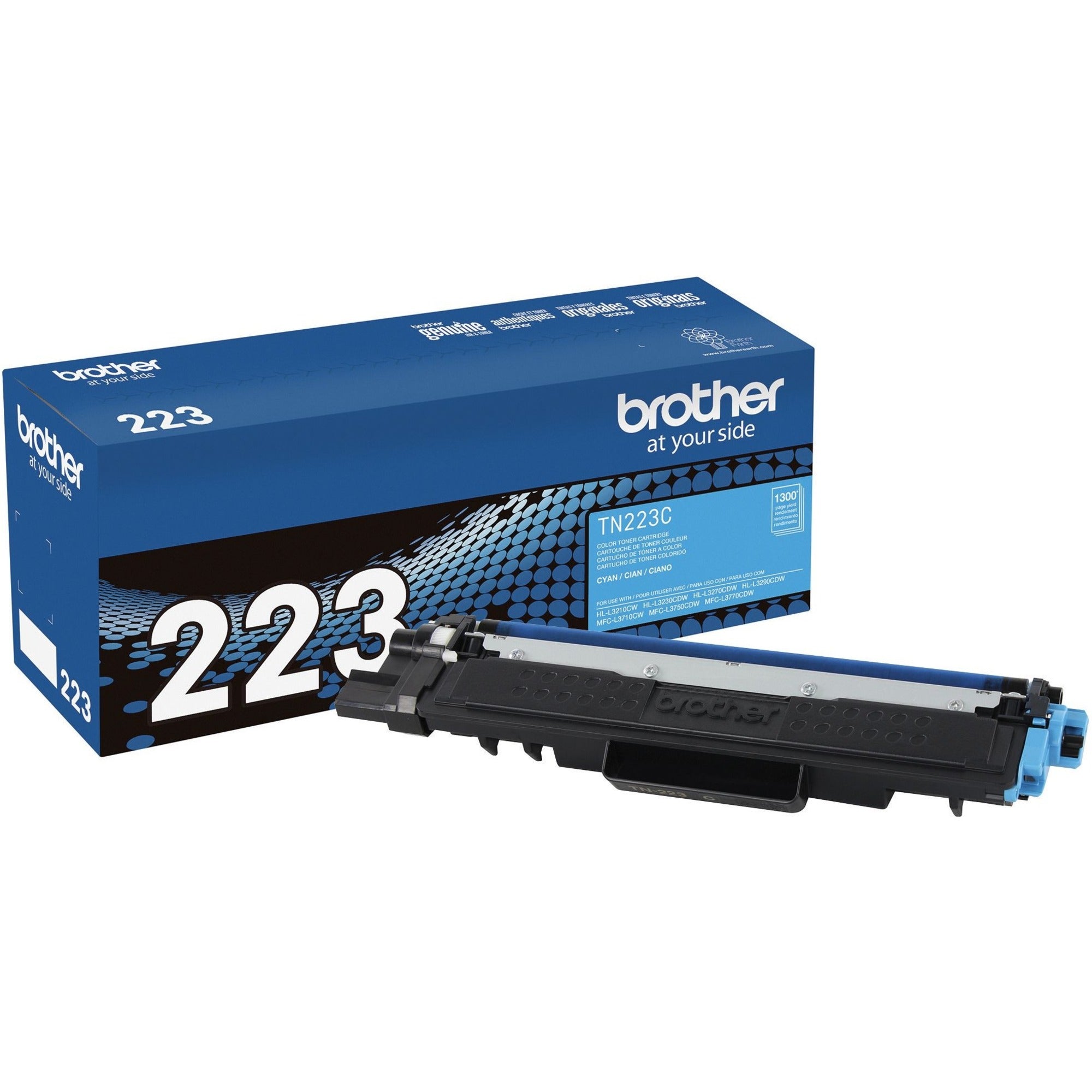 Brother TN-223C Original Standard Yield Laser Toner Cartridge - Cyan - 1 Each