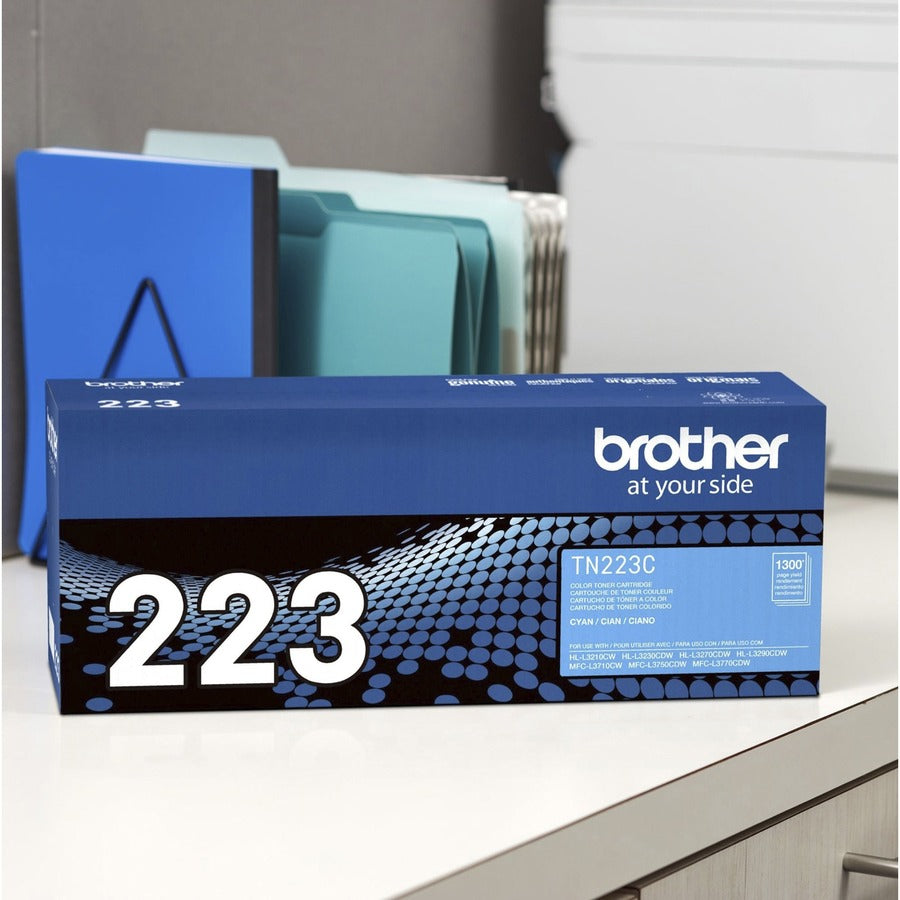 Brother TN-223C Original Standard Yield Laser Toner Cartridge - Cyan - 1 Each
