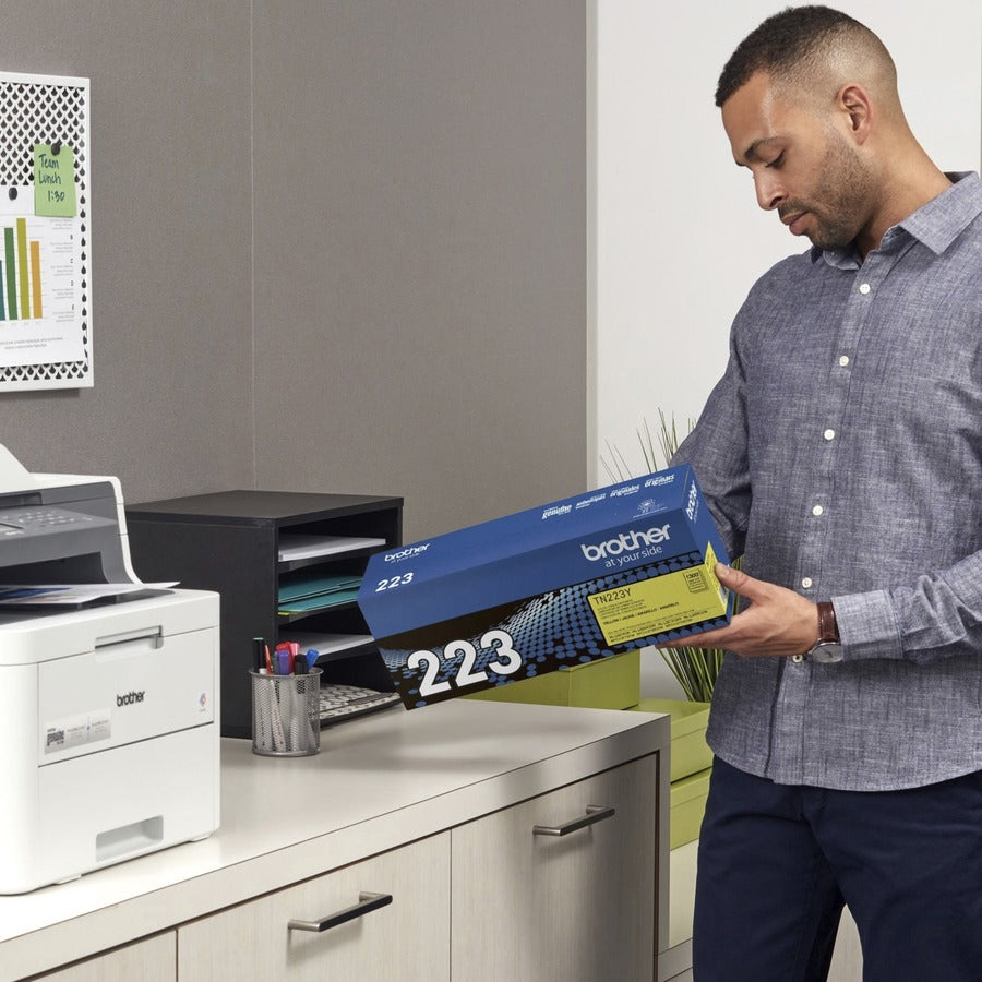 Brother TN-223Y Original Standard Yield Laser Toner Cartridge - Yellow - 1 Each