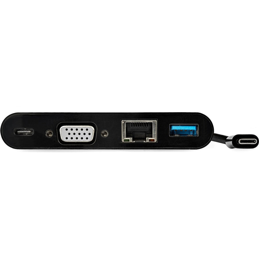 StarTech.com USB-C VGA Multiport Adapter - Power Delivery(60W) - USB 3.0 - GbE