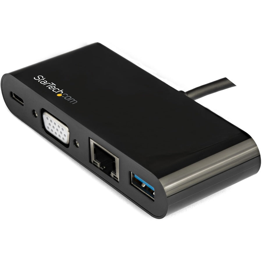 StarTech.com USB-C VGA Multiport Adapter - Power Delivery(60W) - USB 3.0 - GbE