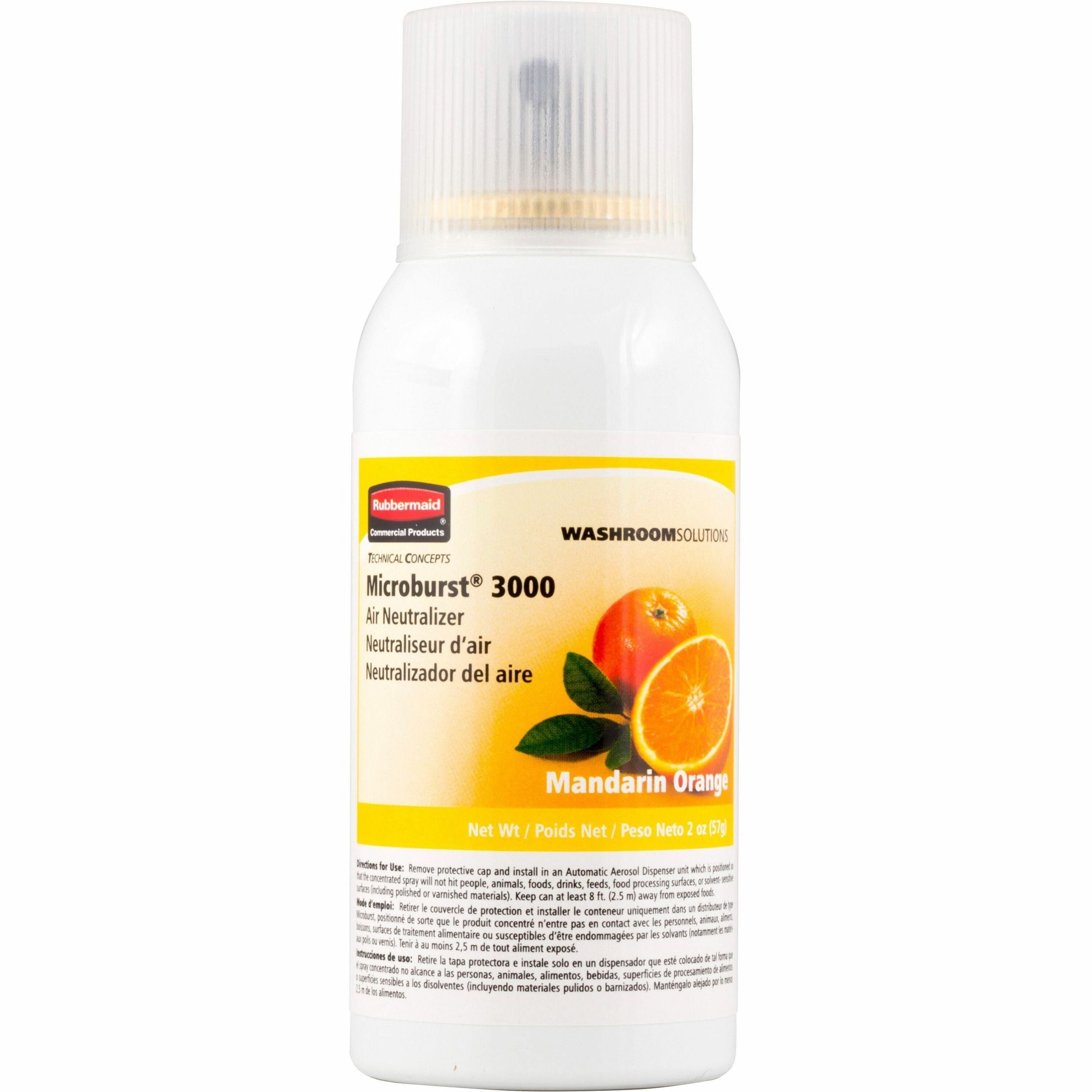 Spray - Mandarin Orange - Odor Neutralizer, Long Lasting, Chemical Resistant - 12 / Carton