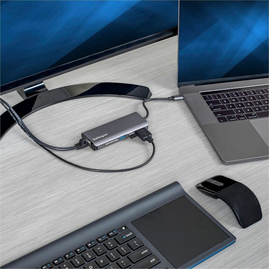 StarTech.com USB-C Multiport Adapter with HDMI - SD Reader - 2xA 1xC - PD 3.0