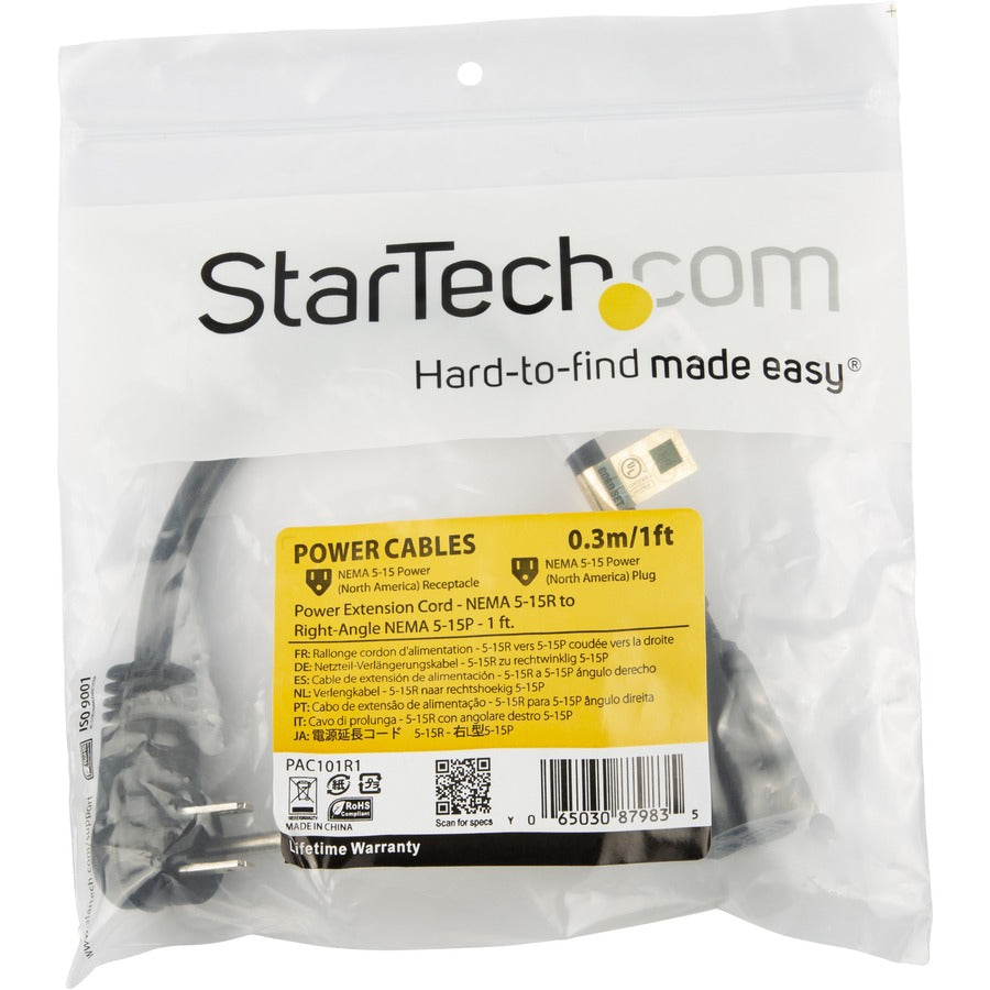 StarTech.com Power Extension Cord