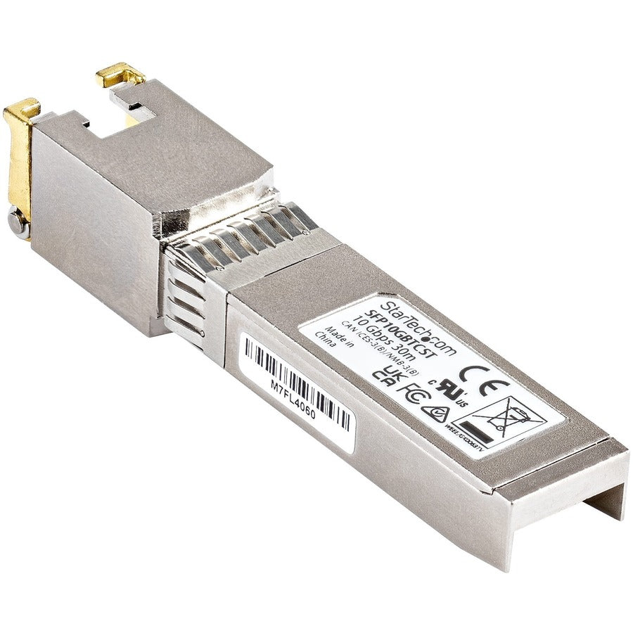 StarTech.com Cisco Compatible SFP+ Transceiver Module - 10GBASE-T