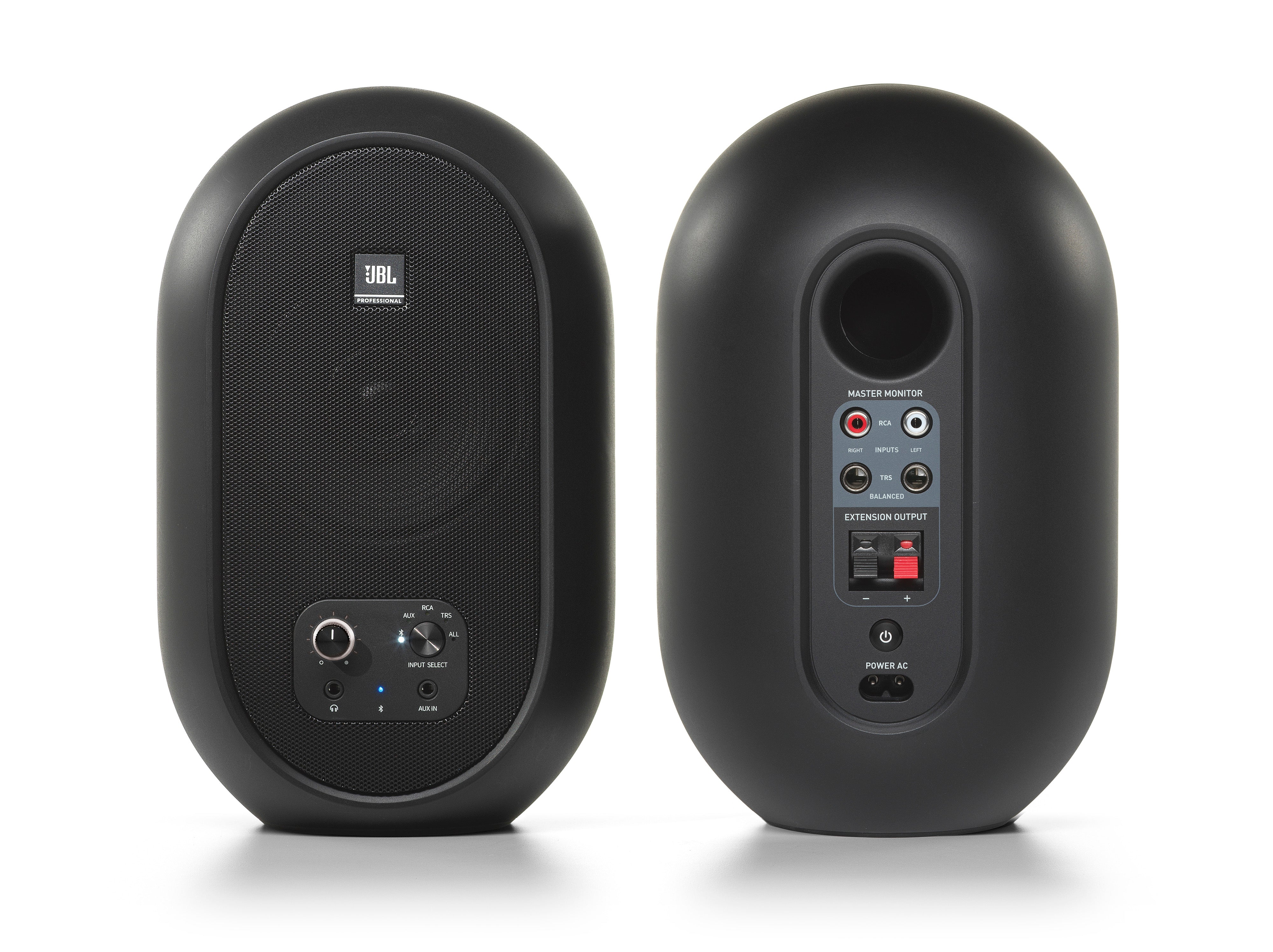 JBL 104SET-BT Compact Desktop Bluetooth Reference Monitors. Black