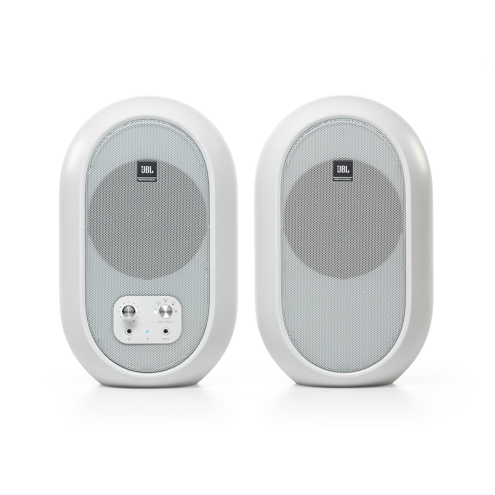 JBL 104SET-BT-W Compact Desktop Bluetooth Referance Monitors. White