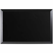 48" (4 ft) Width x 36" (3 ft) Height - Black Surface - Horizontal/Vertical - 1 Each