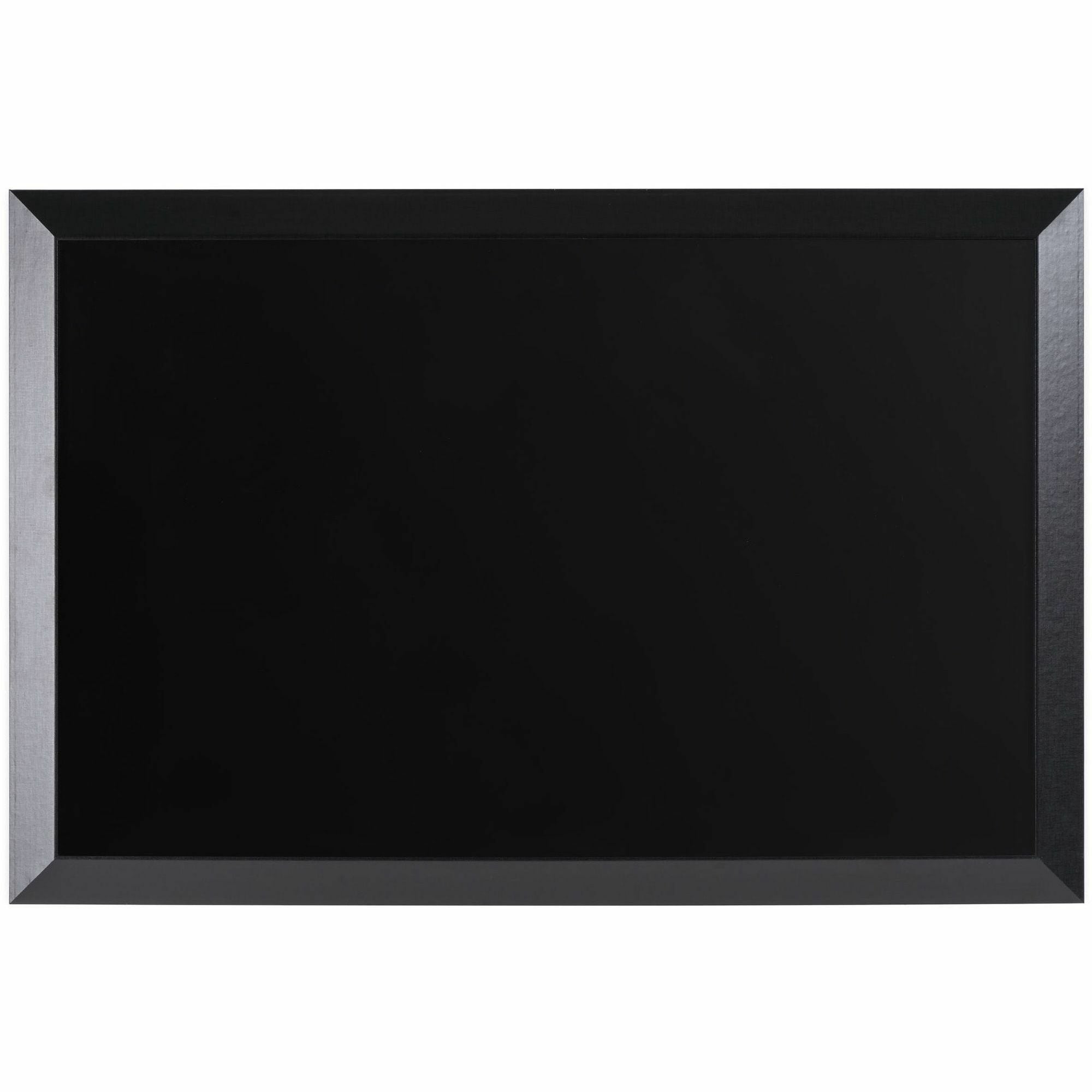 48" (4 ft) Width x 36" (3 ft) Height - Black Surface - Horizontal/Vertical - 1 Each