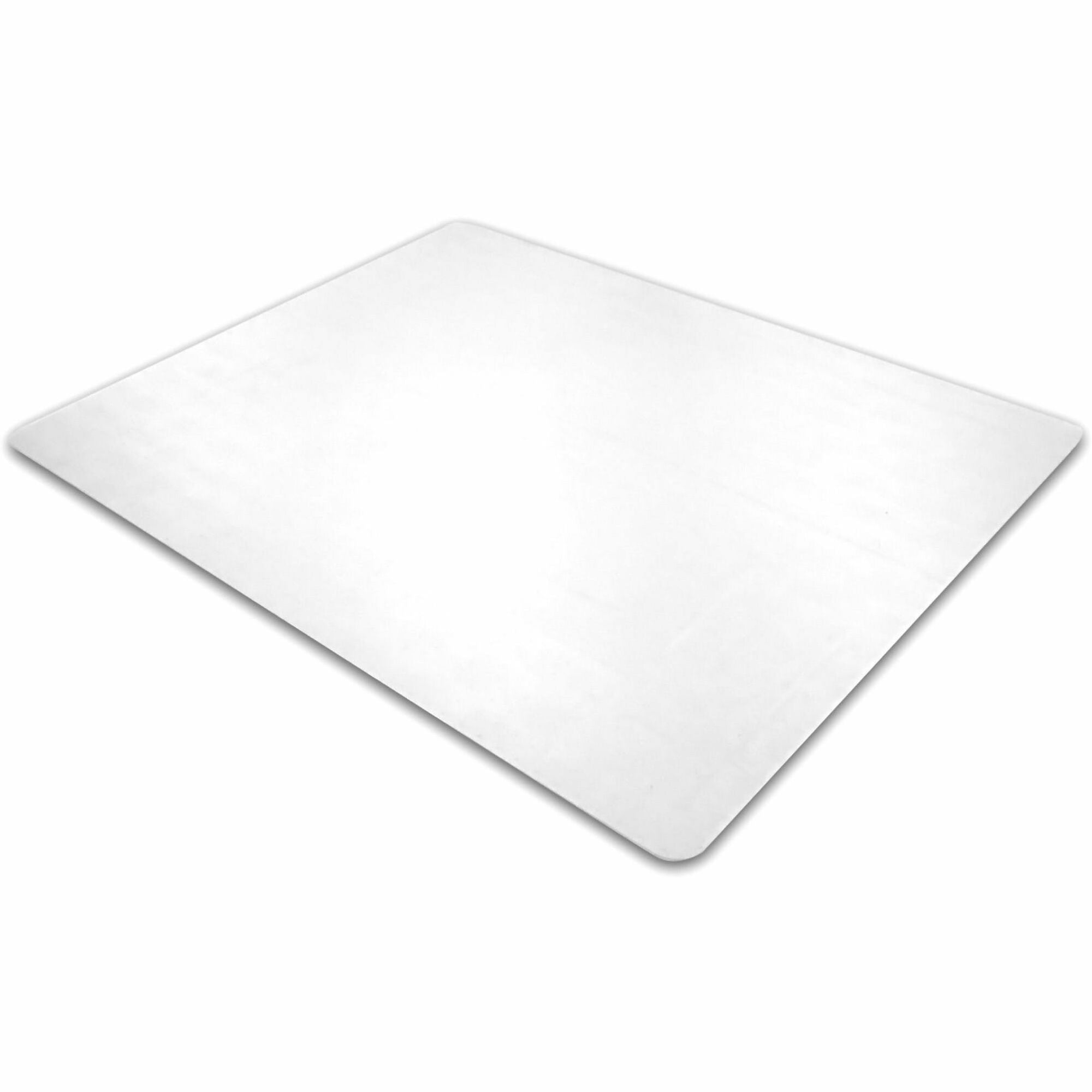 Floortex Evolutionmat Hard Floor Rectangular Chairmat - Hard Floor - 60" Length x 48" Width x 0.075" Depth x 0.080" Thickness - Rectangular - Clear - 1 Each