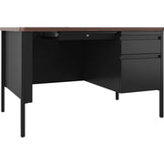 Lorell Fortress Series 48" Right-Pedestal Teachers Desk - 29.5" Height x 48" Width x 30" Depth - Single Pedestal on Right Side - T-mold Edge - 1 Each