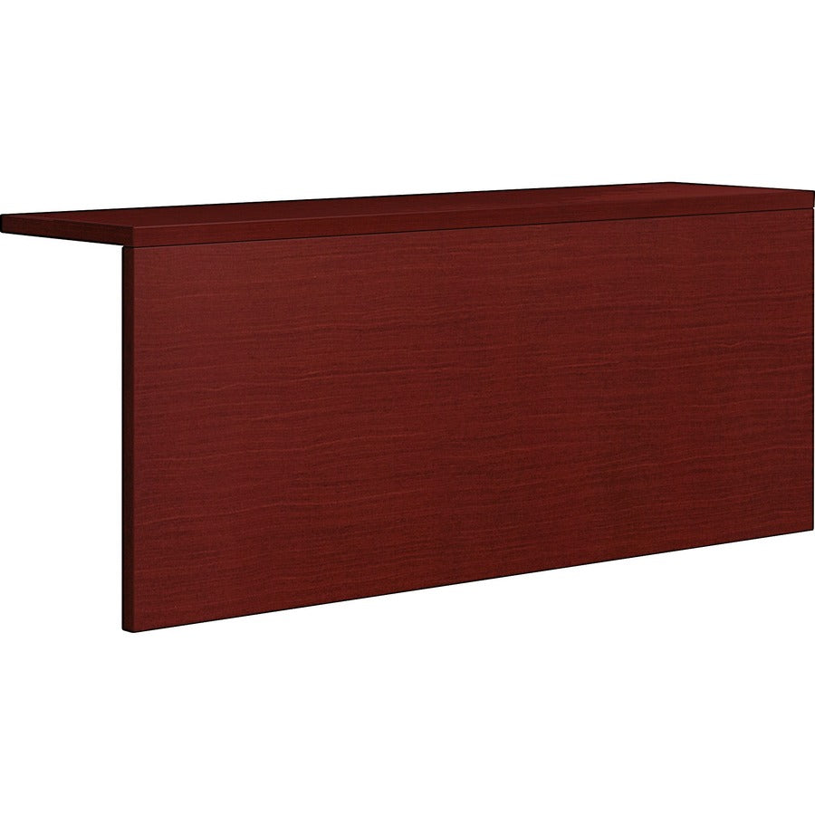 Lorell Prominence 2.0 Mahogany Laminate Reception Countertop - 12" Height x 47.3" Width x 11.9" Depth, x 1" Thickness Table Top - Band Edge - Material: Particleboard, Thermofused Laminate (TFL) - Finish: Mahogany, Thermofused Laminate (TFL) - 1 Each