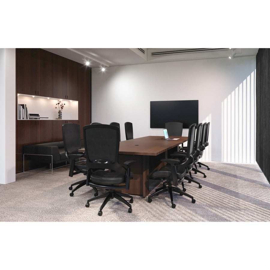 Lorell Prominence 2.0 Rectangular Conference Tabletop - Mahogany Rectangle, Laminated Top - 60" Table Top Width x 48" Table Top Depth x 1.50" Table Top Thickness - Assembly Required - Particleboard Top Material - 1 Each