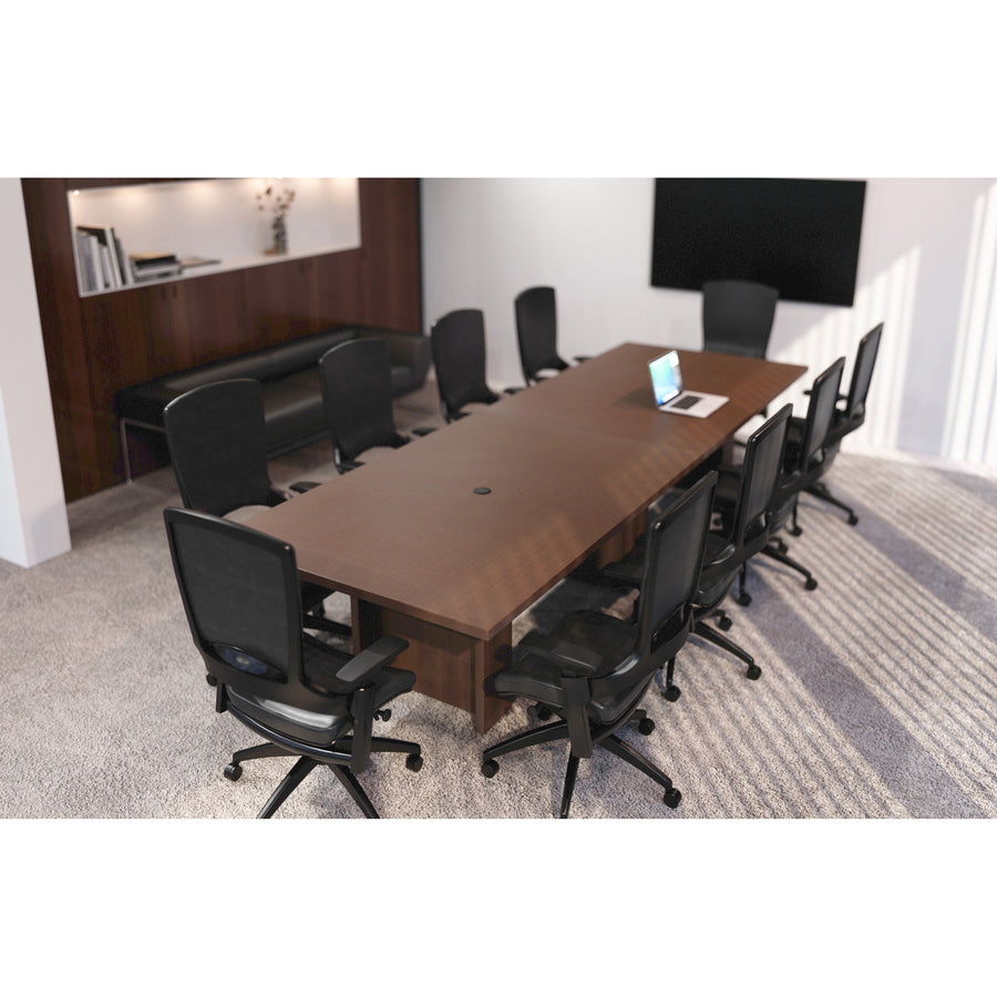 Lorell Prominence 2.0 Rectangular Conference Tabletop - Mahogany Rectangle, Laminated Top - 72" Table Top Width x 48" Table Top Depth x 1.50" Table Top Thickness - Assembly Required - Particleboard Top Material - 1 Each
