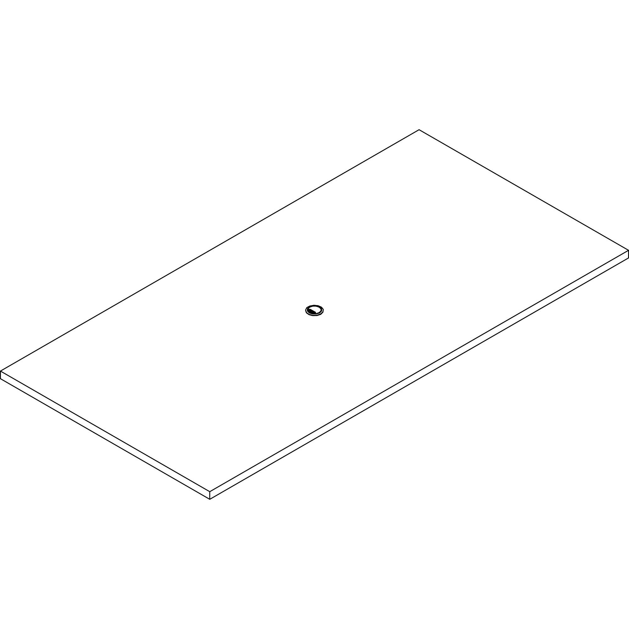 Lorell Prominence 2.0 Rectangular Conference Tabletop - Mahogany Rectangle, Laminated Top - 96" Table Top Width x 48" Table Top Depth x 1.50" Table Top Thickness - Assembly Required - Particleboard Top Material - 1 Each