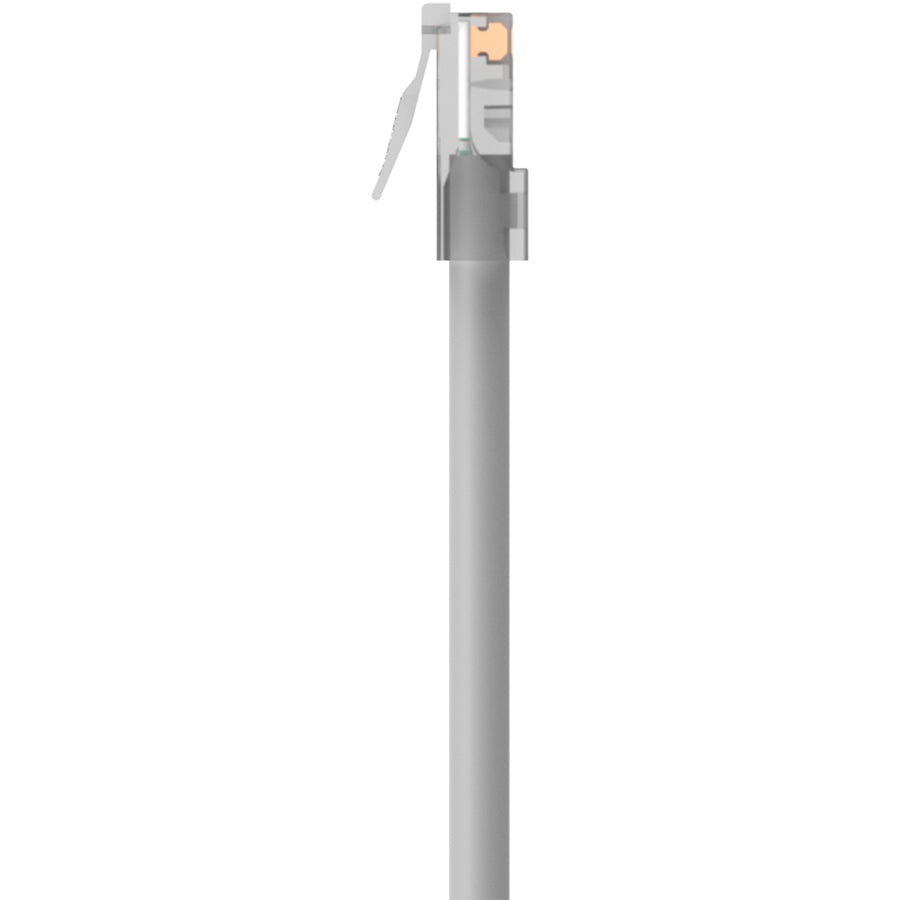 Belkin RJ45 Category 5e Patch Cable - 7 ft Category 5e Network Cable - First End: 1 x RJ-45 - Male - Second End: 1 x RJ-45 - Male - Patch Cable - Gray - 1 Each
