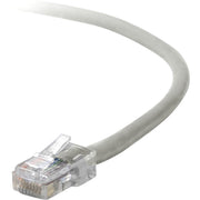 Belkin RJ45 Category 5e Patch Cable - 10 ft Category 5e Network Cable - First End: 1 x RJ-45 - Male - Second End: 1 x RJ-45 - Male - Patch Cable - Gray - 1 Each