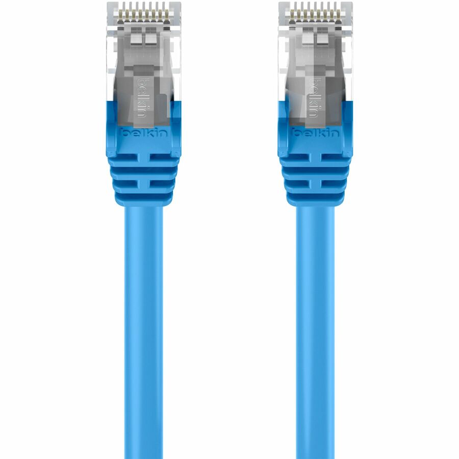 Belkin RJ45 Category 6 Snagless Patch Cable - 40 ft Category 6 Network Cable - First End: 1 x RJ-45 - Male - Second End: 1 x RJ-45 - Male - Blue - 1 Each