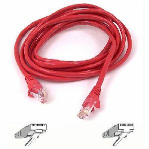Belkin RJ45 CAT-5e Patch Cable, Snagless Molded Red 02