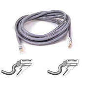 Belkin RJ45 Category 5e Patch Cable, 25 ft, Male-to-Male, Gray, 1 Each