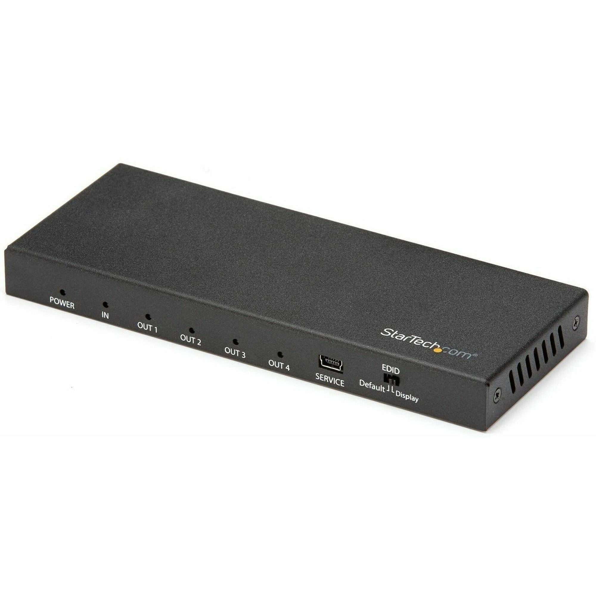 StarTech.com 4-Port HDMI Splitter - 4K 60Hz