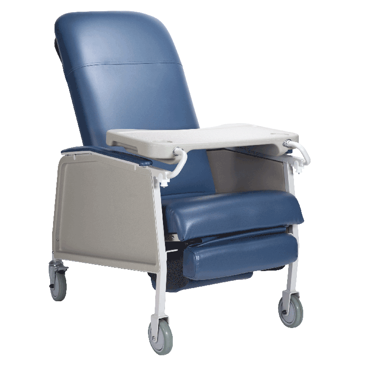 Geri Chair 3-Position Recliner, 250lb Weight Capacity, 1 Quantity per Case