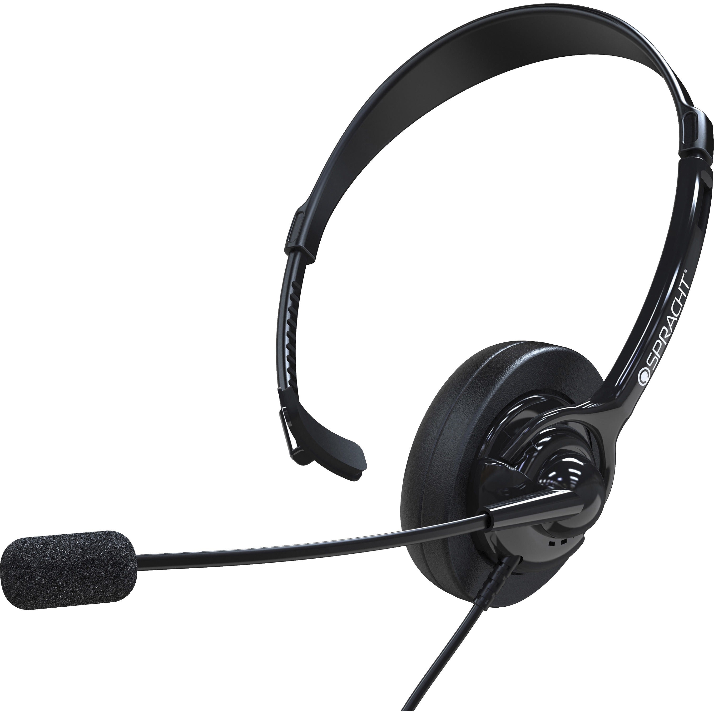 Mono - Mini-phone (3.5mm), Sub-mini phone (2.5mm) - Wired - Over-the-head - Monaural - Circumaural - Noise Cancelling Microphone