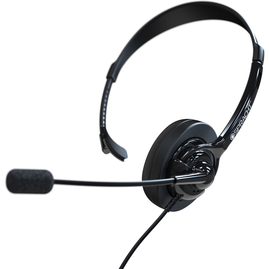 Mono - Mini-phone (3.5mm), Sub-mini phone (2.5mm) - Wired - Over-the-head - Monaural - Circumaural - Noise Cancelling Microphone
