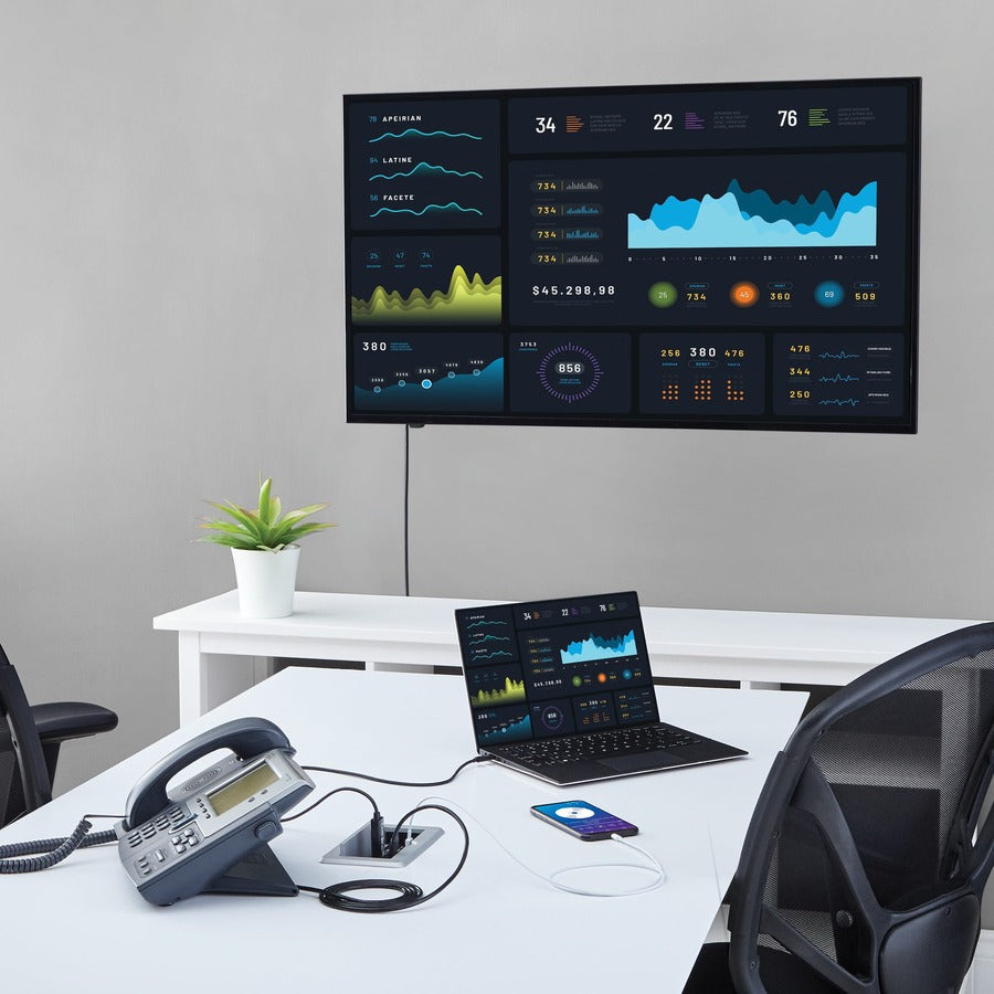 StarTech.com Conference Table Connectivity Box for A/V - 4K