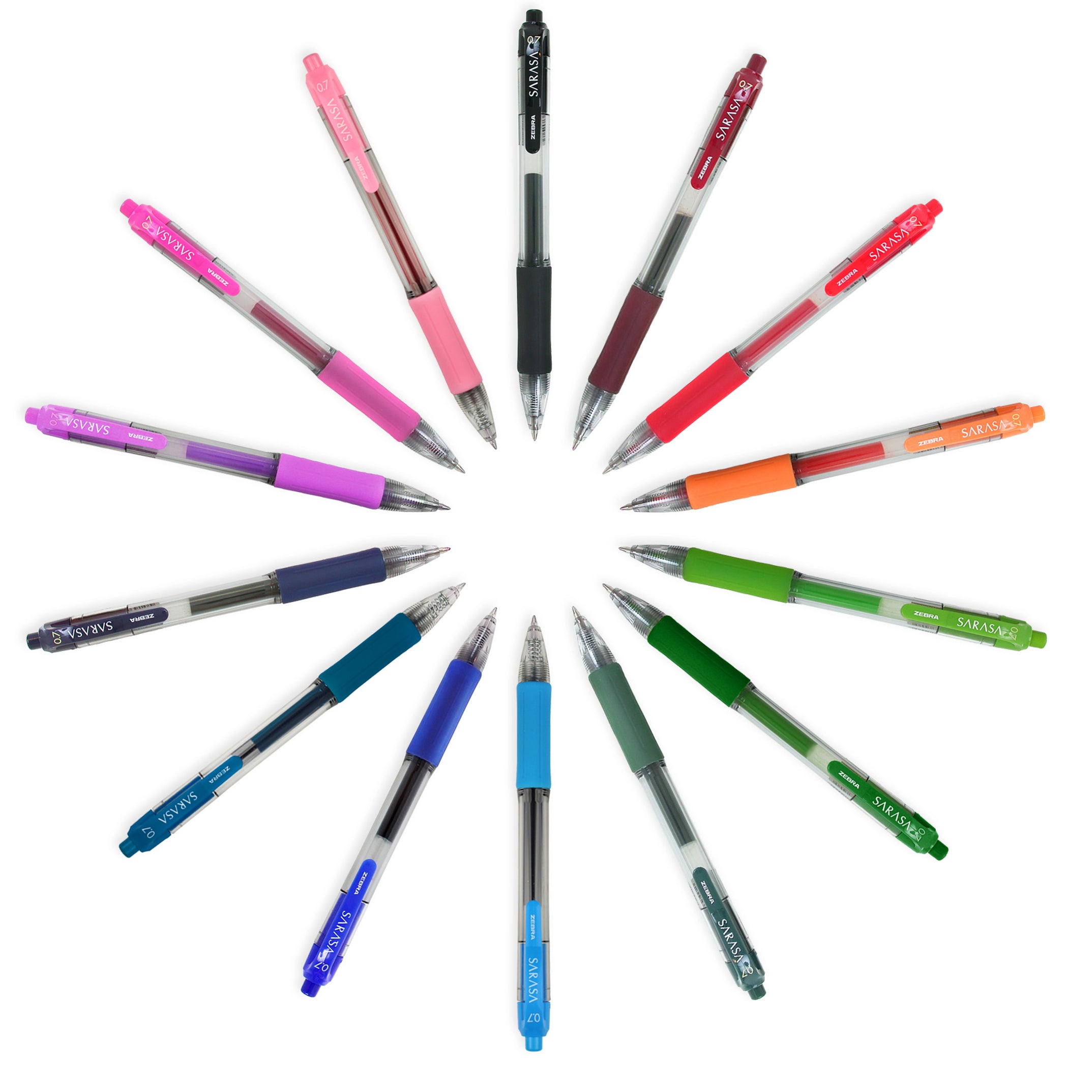 Sarasa® Gel Retractable Gel Pens, Assorted 14-Pack