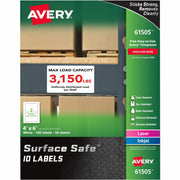 4" Width x 6" Length - Removable Adhesive - Rectangle - Laser, Inkjet - White - Film - Water Resistant - 2 / Sheet - 50 Total Sheets - 100 Total Label(s) - 1 Pack