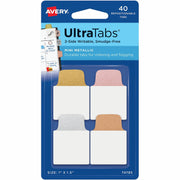 Avery&reg; UltraTabs Metallic Color 2-sided Mini Tabs