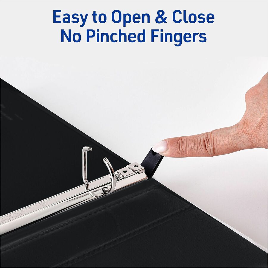 Avery&reg; Heavy-Duty View Binder, 0.5" Slant Rings, Black Binder (79766)