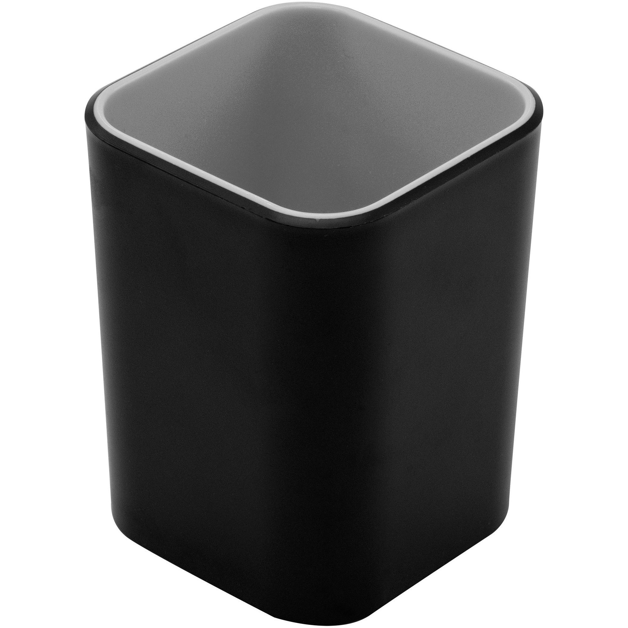 4" Height x 2.8" Width x 2.8" Depth - Polystyrene - Black, Gray - Sturdy - 1 Each
