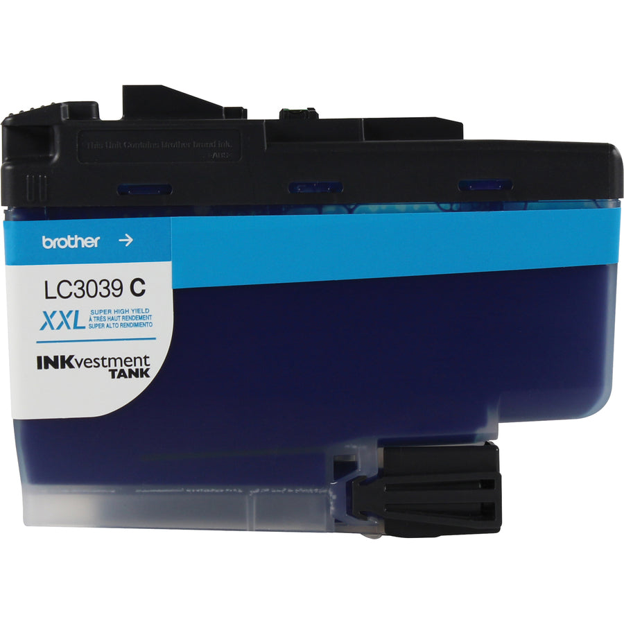 Brother INKvestment LC3039C Original Ultra High Yield Inkjet Ink Cartridge - Single Pack - Cyan - 1 Each