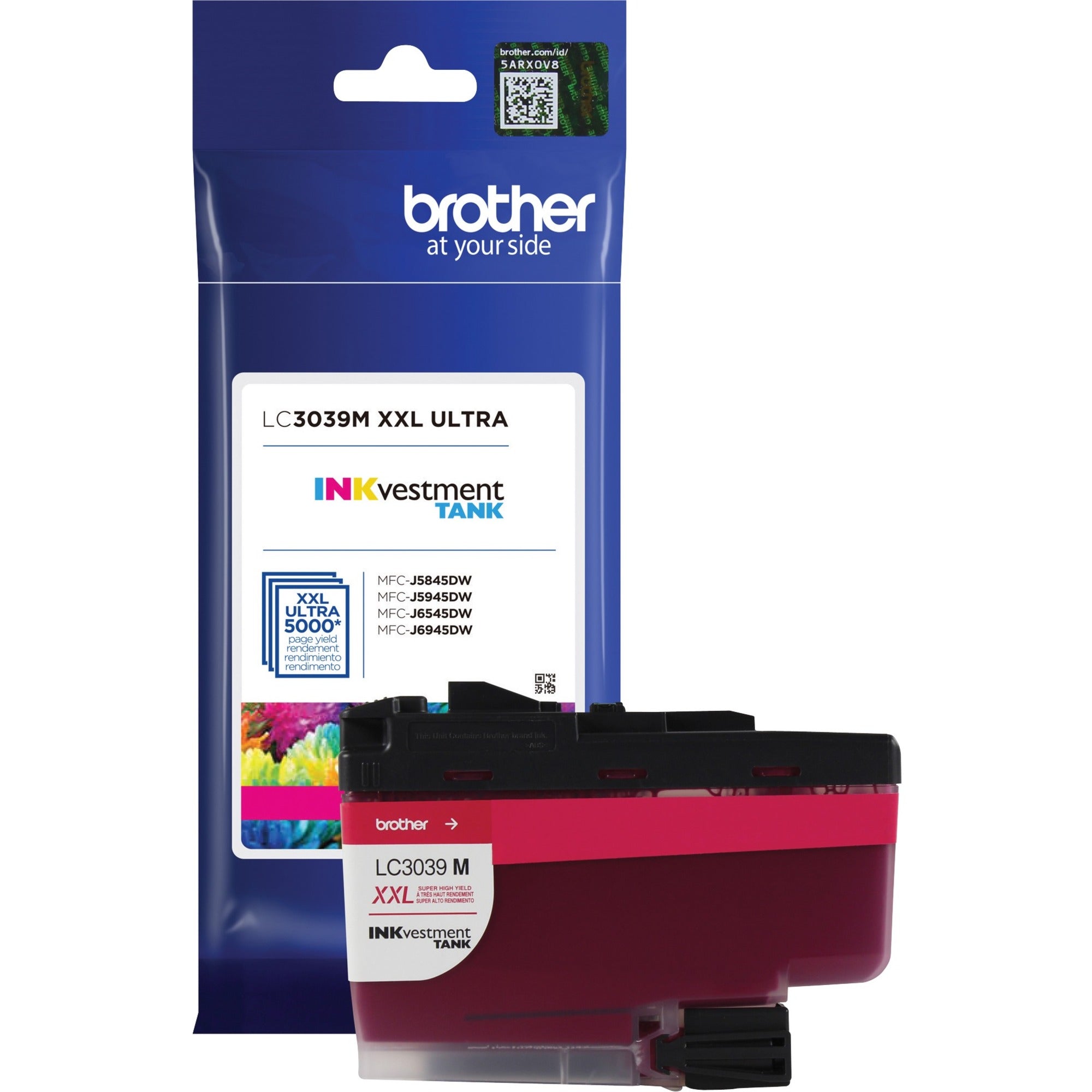 Brother INKvestment LC3039M Original Ultra High Yield Inkjet Ink Cartridge - Single Pack - Magenta - 1 Each