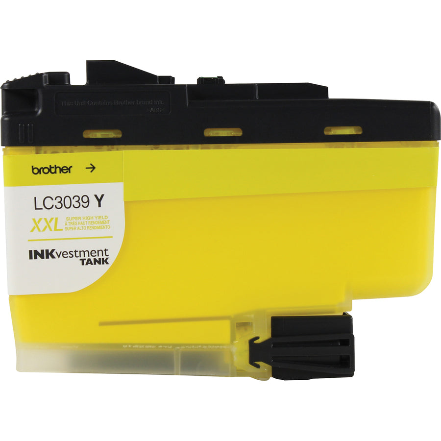 Brother INKvestment LC3039Y Original Ultra High Yield Inkjet Ink Cartridge - Single Pack - Yellow - 1 Each