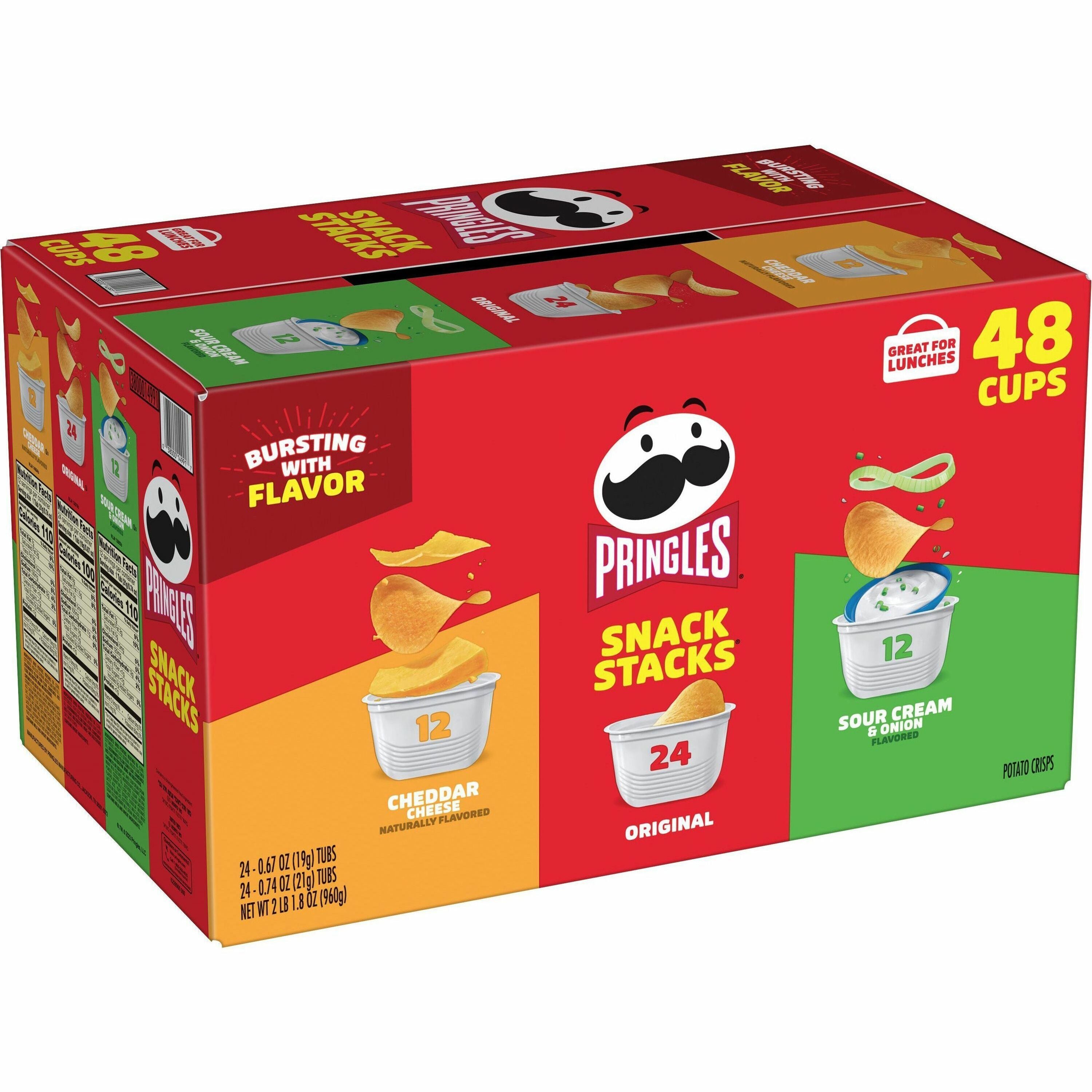 Cheddar Cheese, Original, Sour Cream & Onion/ - 1 Carton