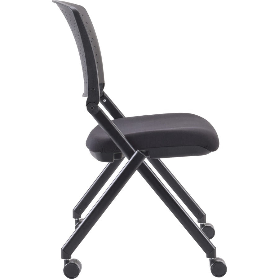 Lorell Upholstered Foldable Nesting Chairs