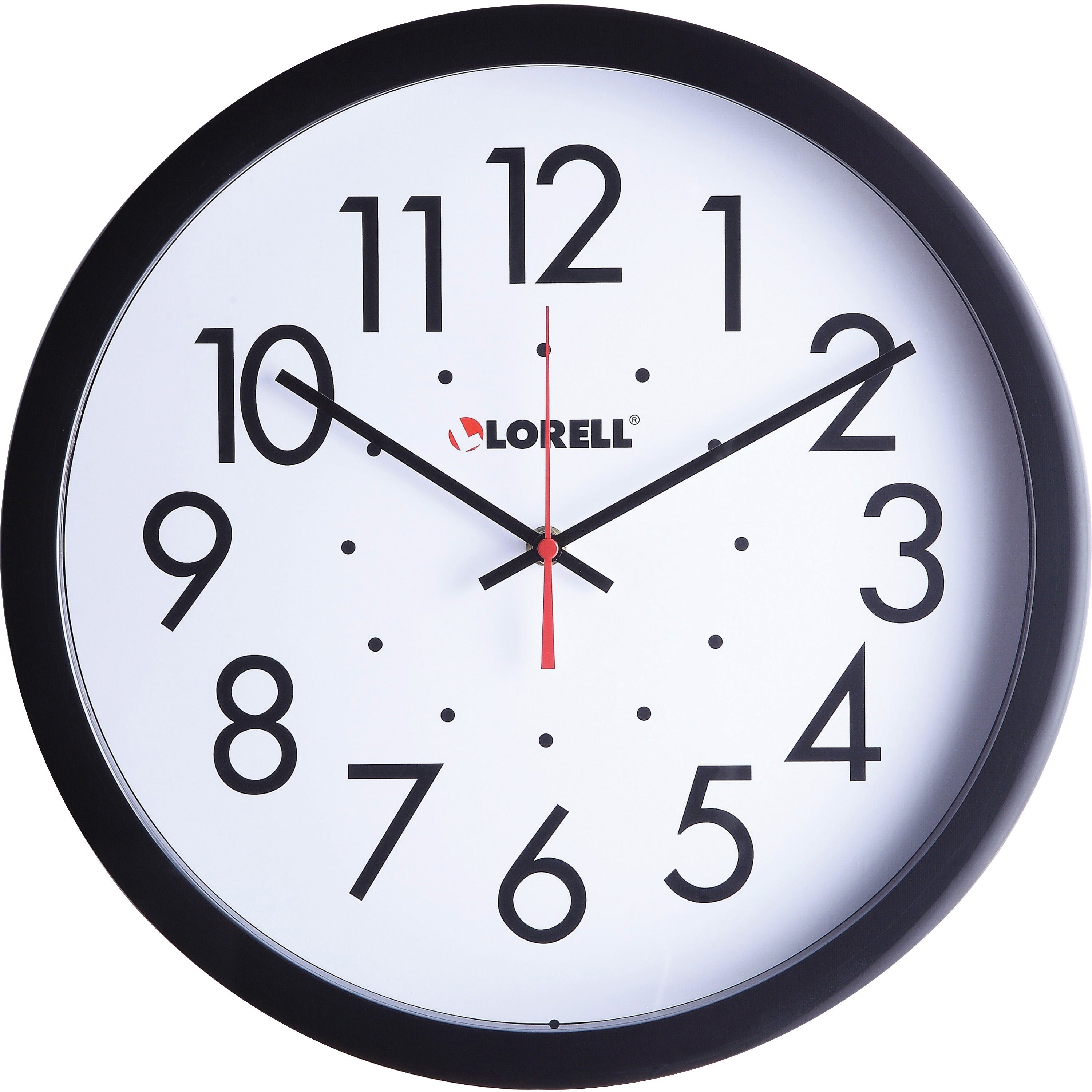 Lorell 14-1/2" Self-Set Wall Clock