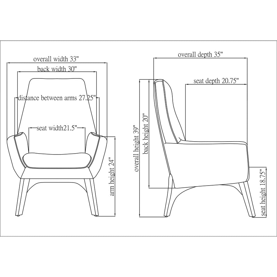 Lorell Quintessence Collection Upholstered Chair - Black Seat Color - Black Back Color - Low Back - Four-legged Base - 1 Each