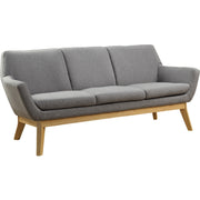 Lorell Quintessence Collection Sofa - 32.8" Height x 73.3" Width x 19.8" Length - Finish: Gray - 1 Each