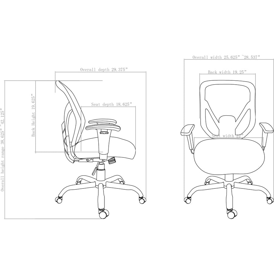 SOHO SOHO Big & Tall Mesh Back Chair