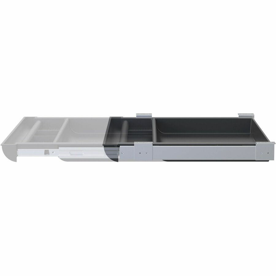 Lorell Laminate Desk 4-compartment Drawer